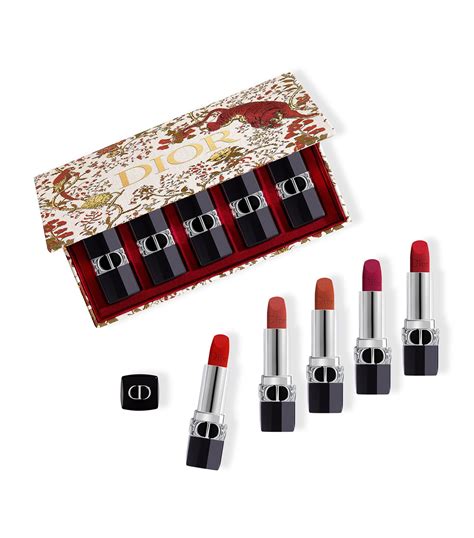 dior lipstick set red|christian Dior lipstick set.